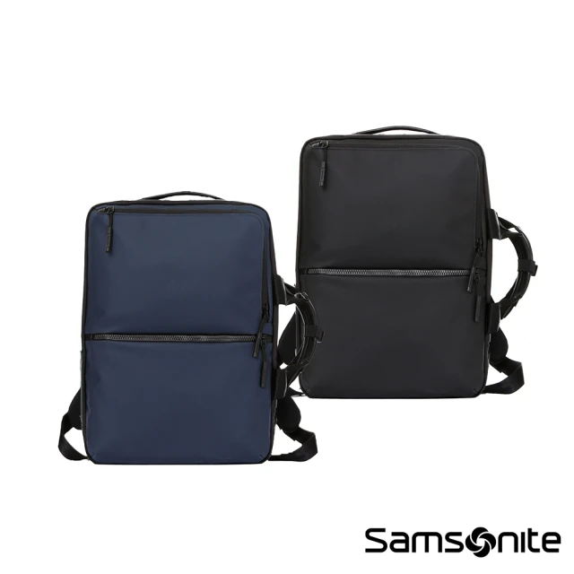 Samsonite 新秀麗 SUB-LIM 簡約商務防水防刮面料背提兩用筆電後背包/公事包15.5吋L(多色可選)