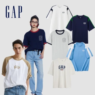 【GAP】男女裝 Logo純棉印花圓領短袖T恤-多款可選(465626&502314&548036&548094)