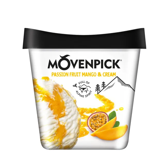 【Movenpick 莫凡彼】100%純天然500ML冰淇淋任選4盒-冷凍配送(瑞士原裝進口)