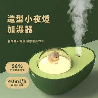 【深層補水】造型小夜燈加濕器(水氧機 大霧量 香薰機 香氛 禮物 擺飾 生氧機 霧化機 噴霧器)
