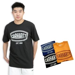 【carhartt】Carhartt 美版偏大 寬鬆 卡哈 重磅 短T 落肩 圓領 短袖 T恤(短袖 T恤9171BI5)