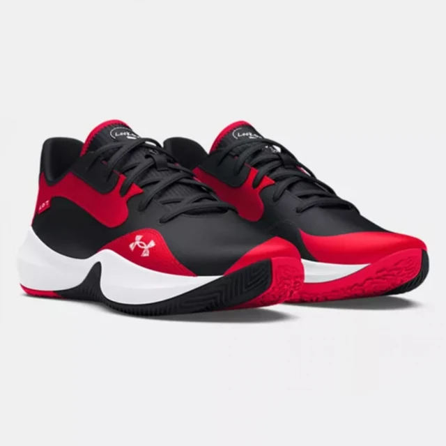 UNDER ARMOURUNDER ARMOUR 籃球鞋 男鞋 運動鞋 包覆 緩震 UA LOCKDOWN 7 LOW 黑白紅 3027646-600