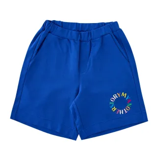 【MARS】童裝-標語小圈圈棉褲(藍色)