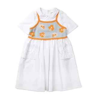 【TALESCOOP】童裝-鬱金香小背心洋裝(白色)
