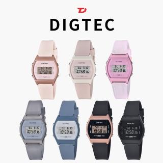 【DIGITEC】MDG-6062T 酒桶型 復古 電子 運動 休閒 日期星期顯示 日本機芯 手錶
