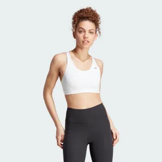 【adidas 愛迪達】運動內衣 女款 低度支撐 ULTIMATE MS BRA 白 IL2898(S2649)