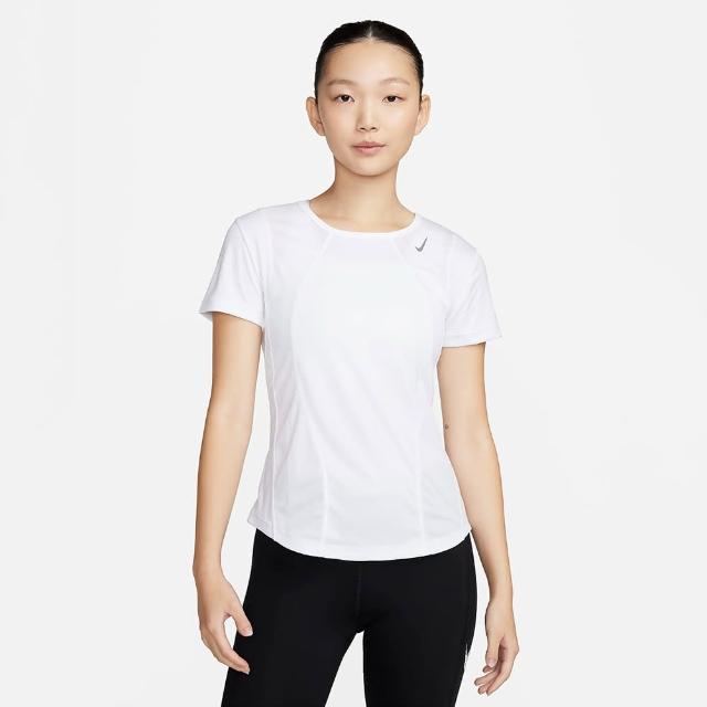 【NIKE 耐吉】短袖上衣 女款 運動 訓練 AS W NK FAST DF SS TOP 白 FN2519-100