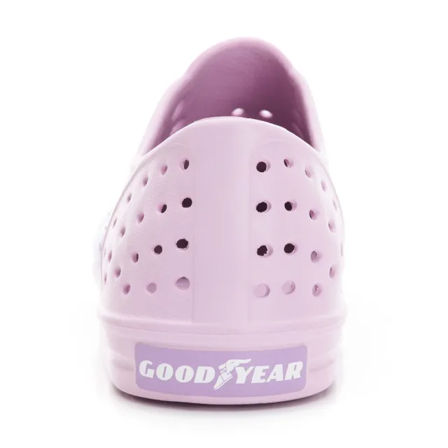 【GOODYEAR 固特異】輕便水陸洞洞鞋/女鞋 雙密 Q彈大底 減壓 紫色(GAWP22727)