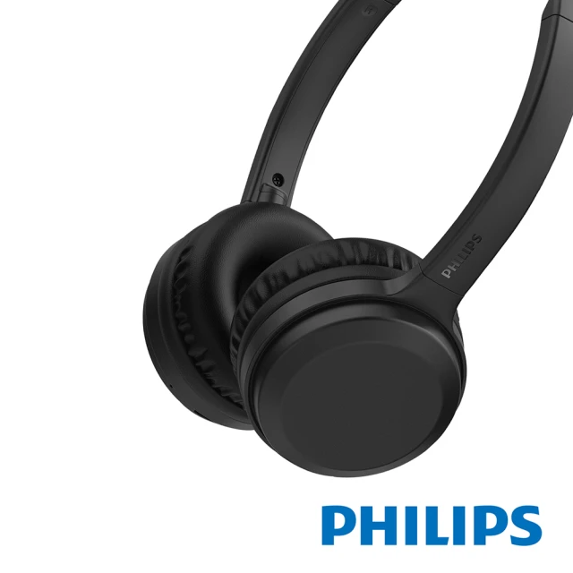 Philips 飛利浦 釹磁鐵單體無線耳罩式耳機-TAH1108BK