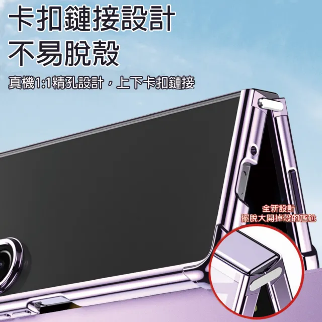 【HongXin】三星 Galaxy Z Fold 6 四角軍規高透防摔手機保護殼