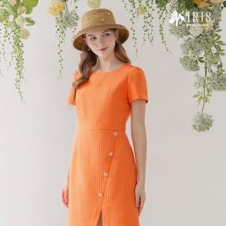 【IRIS 艾莉詩】氣質直筒洋裝-2色(426B8)