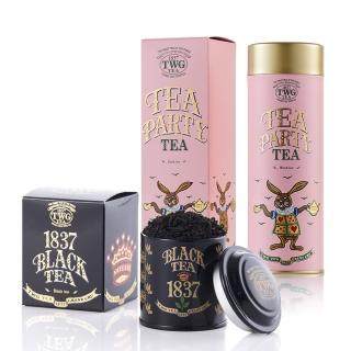 【TWG Tea】頂級訂製茗茶2入組 茶宴舞會茶100g/罐+1837紅茶20g/罐(黑茶)