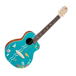 【aNueNue】MTK Morelos Blue 36吋 民謠吉他 雲杉木面板 桃花心木背側(原廠公司貨 商品保固有保障)