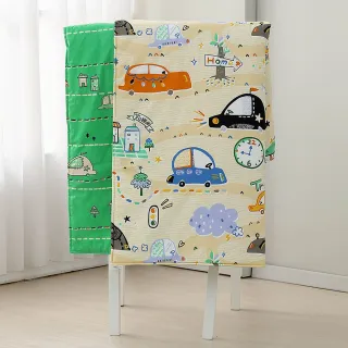 【HongYew 鴻宇】防蹣抗菌美國棉兒童涼被(時光旅程-黃)