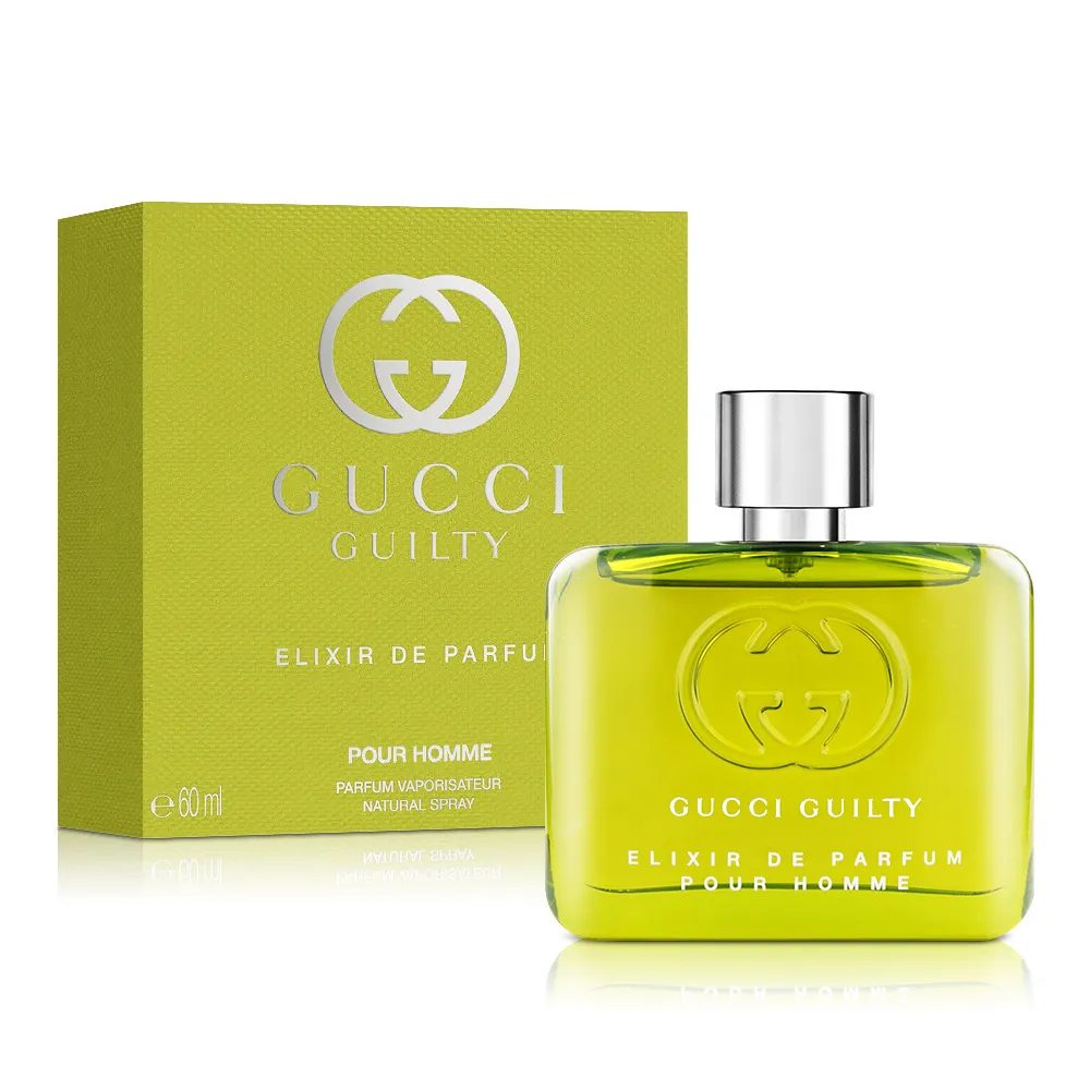 【GUCCI 古馳】罪愛男性香精60ml(專櫃公司貨)