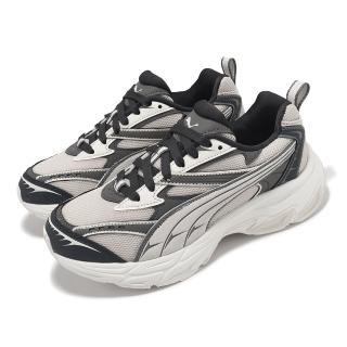 【PUMA】休閒鞋 Morphic Retro 男鞋 女鞋 鐵灰 米白 復古 運動鞋(395920-04)