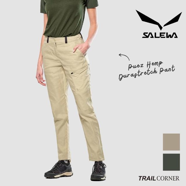 【SALEWA】PUEZ HEMP DURASTRETCH PANT 女 多功能長褲(夏季登山健行褲 工裝褲)