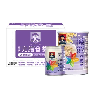 【QUAKER 桂格】桂格完膳50鉻24入(送桂格機能燕麥片700g)