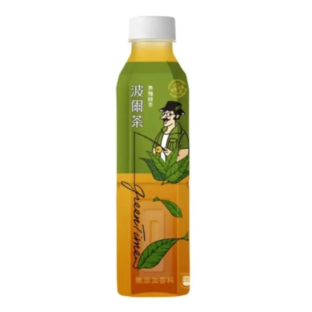 【金車/伯朗】波爾茶無糖綠茶580mlx24入/箱