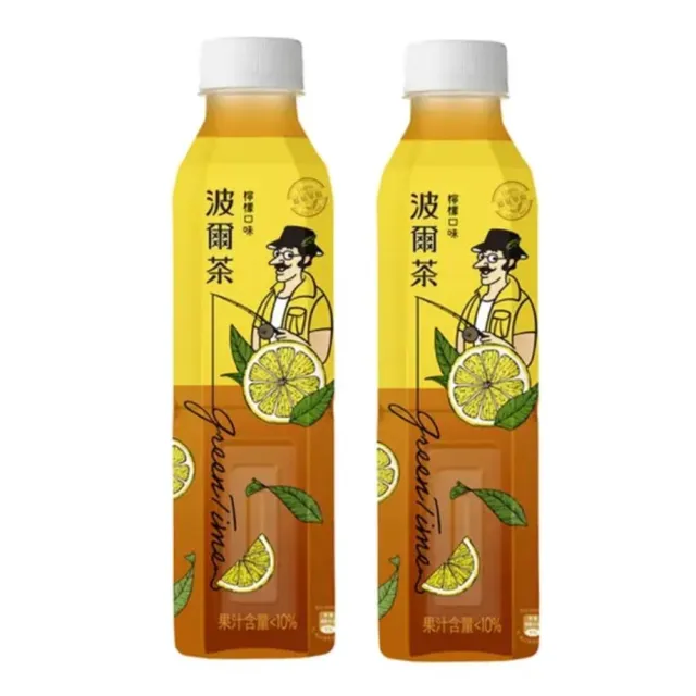 【金車/伯朗】波爾茶-檸檬口味580mlx2箱(共48入)