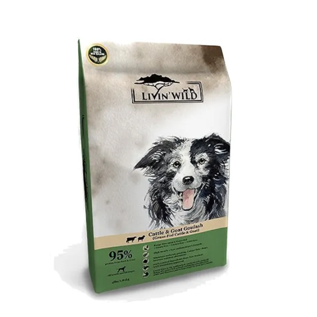 【Livin Wild  野宴】紐西蘭全齡犬無榖配方 15lb/6.8kg(狗糧、狗飼料、犬糧)