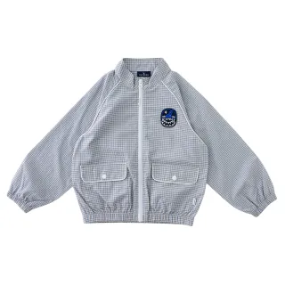 【BLUEDOG】童裝-Checked泡泡紗格紋外套(藍色)