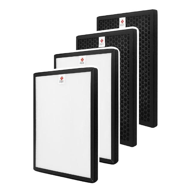 【蟎著媽】高效型濾網2套優惠組(適用 Honeywell HPA710 HPA710WTW HPA-710WTW 空氣清淨機)