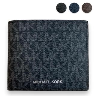 【Michael Kors】MK 男生 皮夾 防刮皮革 零錢袋 男款 皮夾 短夾(36U9LCRF3B 多色可挑)