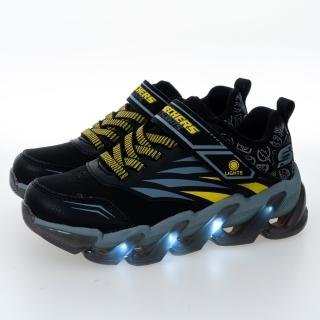 【SKECHERS】男童系列燈鞋 MEGA-SURGE - DC(407108LBKMT)