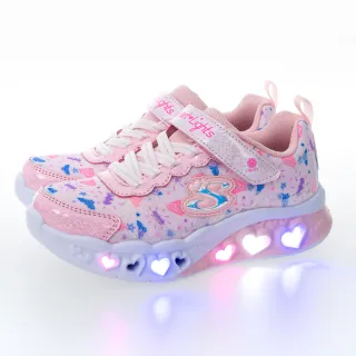 【SKECHERS】女童系列燈鞋 FLUTTER HEART LIGHTS - DC(319509LPKMT)