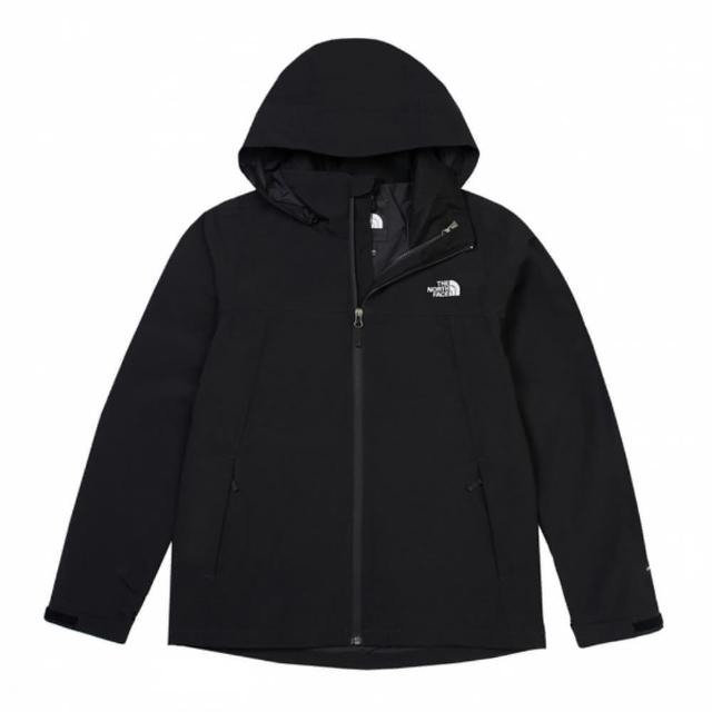 【The North Face】北臉 外套 女款 運動連帽外套 防潑水 W SANGRO DRYVENT JACKET 黑 NF0A88FY4H0