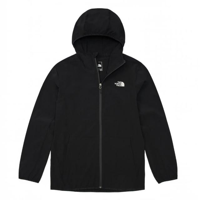 【The North Face】北臉 外套 男款 運動連帽外套 防潑水 防曬 防風 M NEW ZEPHYR WIND 黑 NF0A7WCY4H0