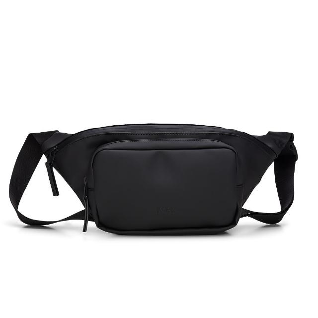 【Rains】防水斜背包 肩背包 腰包 Bum Bag 系列 母親節 送禮 禮物(黑色)
