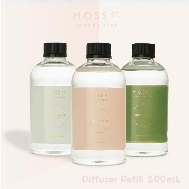 【Moss St. Fragrances】室內擴香 補充瓶 500mL 澳洲進口 淨化 療癒 果香/木質/美食/花香/清新(公司貨)