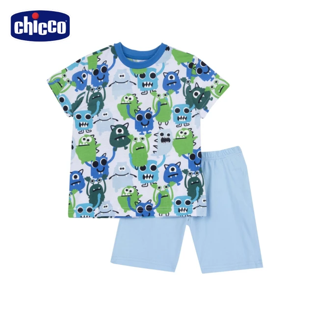 Chicco 24SS-陽光櫻桃-細直條荷葉短褲優惠推薦