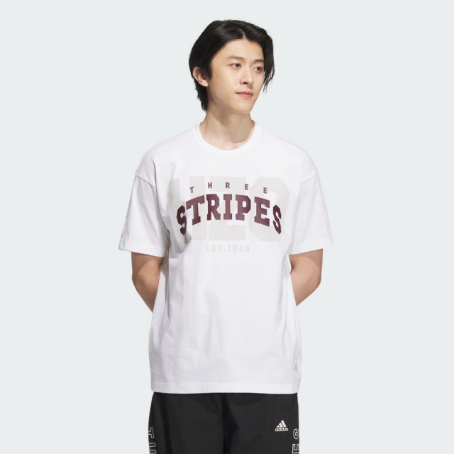 【adidas 愛迪達】運動服 短袖上衣 T恤 男上衣 CLG S/S TEE(JG8542)