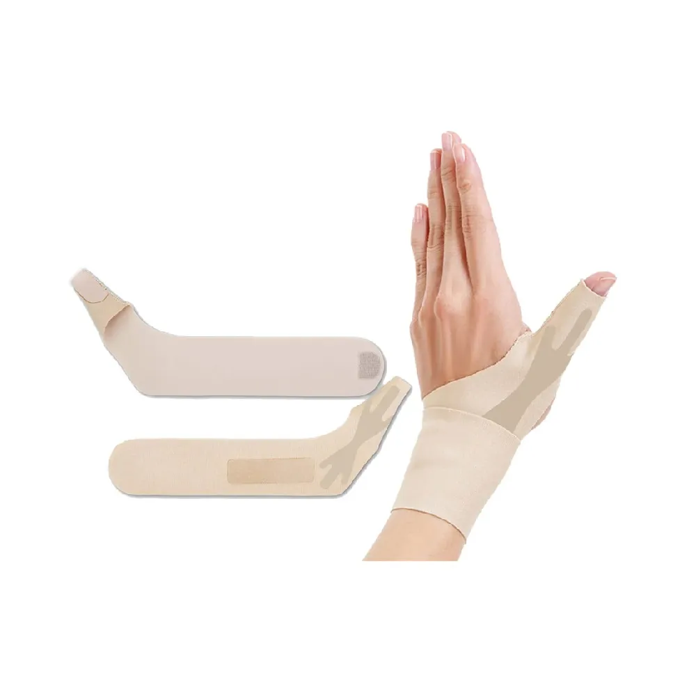 【海夫健康生活館】百力肢體裝具 未滅菌 ALPHAX NEW醫護拇指護腕固定帶 1入 日本製(膚色)