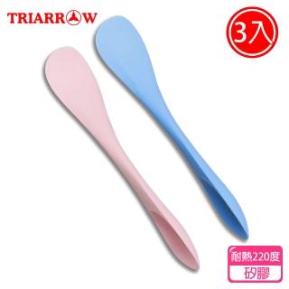 【三箭牌】雙頭耐熱矽膠刮刀 HS-S31(3入組)