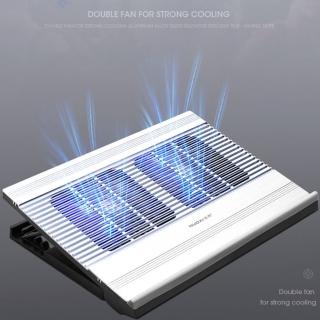 【諾西】原廠 T10 筆電散熱器 靜音 渦輪雙風扇 高度可調鋁合金筆電支架(兩色可選)