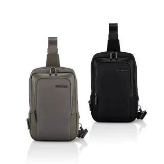 【Samsonite 新秀麗】HOLBORN 商務休閒斜肩包/胸包/包包/男包(多色可選)