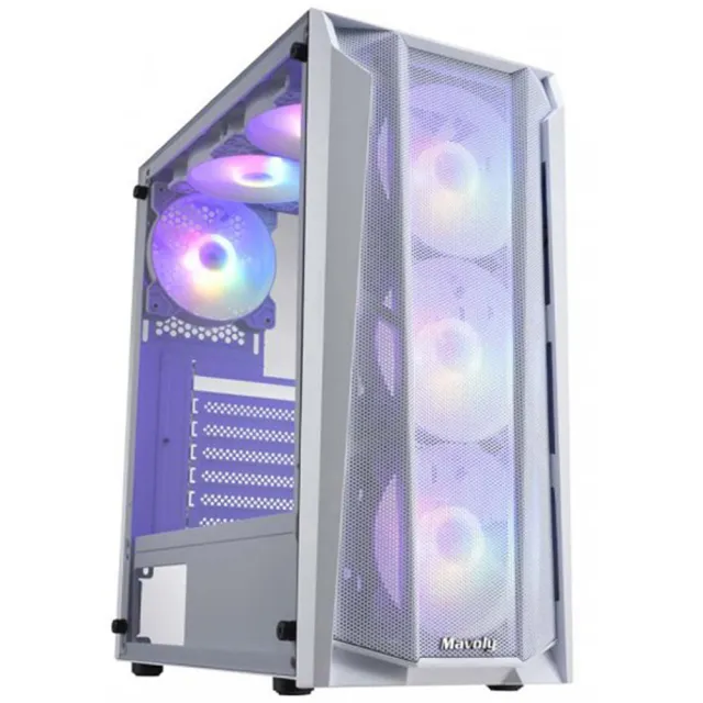 【NVIDIA】R7八核 RTX4060 2X WiN11{熱火朝天}海景房電競電腦(R7-7800X3D/微星B650/32G D5/2TB)