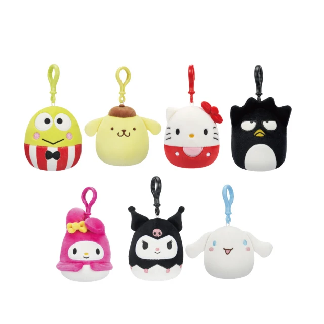 ToysRUs 玩具反斗城 Squishmallows 軟軟棉寶-Sanrio絨毛掛飾 - 隨機發貨