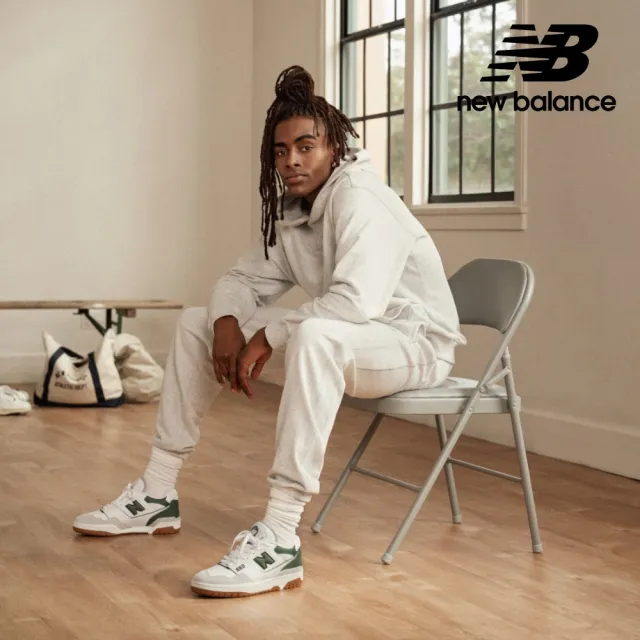 【NEW BALANCE】NB 復古鞋/運動鞋_男鞋/女鞋_綠白色_BB550ESB-D