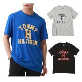 【Tommy Hilfiger】歐美版型 輕薄款 短袖 圓領 T恤 上衣 短T 棉短T(版型偏大 請參考尺碼表後再選購)