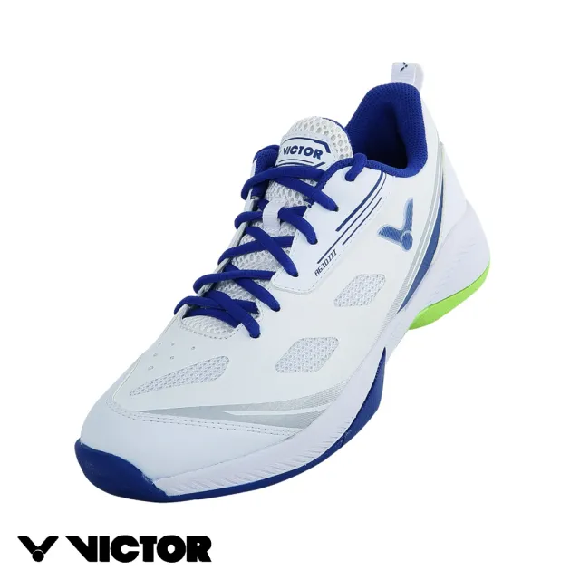 【VICTOR 勝利體育】VICTOR 羽球鞋 羽毛球鞋(A610III OA/AB 螢光橘+珠光白/珠光白+深藍)