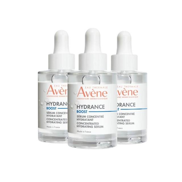 【Avene 雅漾官方直營】瞬透保濕精萃30ml 3入囤貨組(活泉保濕精華升級版)