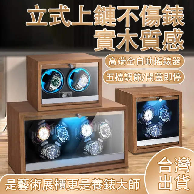 【AMITOF】上鏈盒 搖錶器 自動上鏈盒 1錶位(搖錶器 自動上鏈 維護手錶 手錶上鏈 保養手錶 上鍊盒