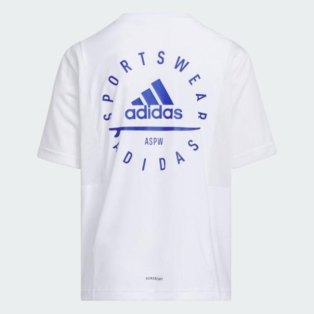 【adidas 愛迪達】短袖上衣 T恤 吸濕排汗 童裝 IT1773