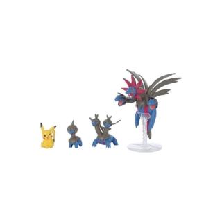 【BANDAI 萬代】代理版 組裝模型 寶可夢 Pokemon PLAMO 收藏集 精選系列 三首惡龍進化套組 22