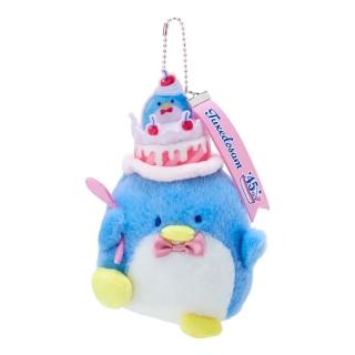 【SANRIO 三麗鷗】山姆企鵝45週年生日系列 造型玩偶吊飾 山姆企鵝 蛋糕帽
